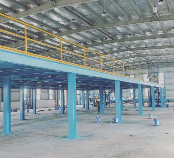 廠房內(nèi)部鋼結(jié)構(gòu)平臺(tái)